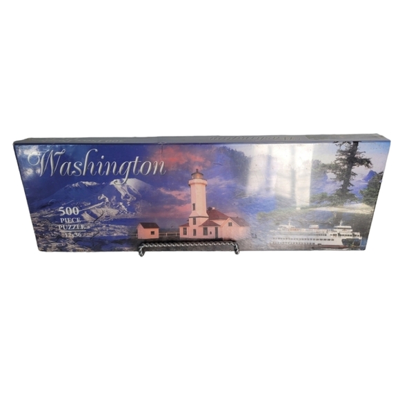John Hinde Washington 500 Piece Puzzle 12 x 36 Finished New Sealed in Box - Picture 1 of 3